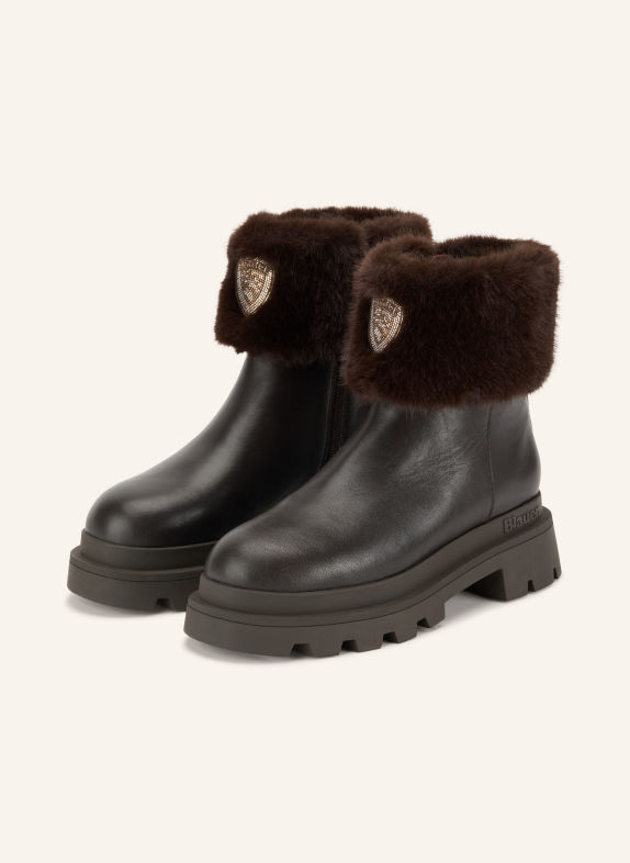 Blauer Boots KIMMEL MARRON FONCÉ
