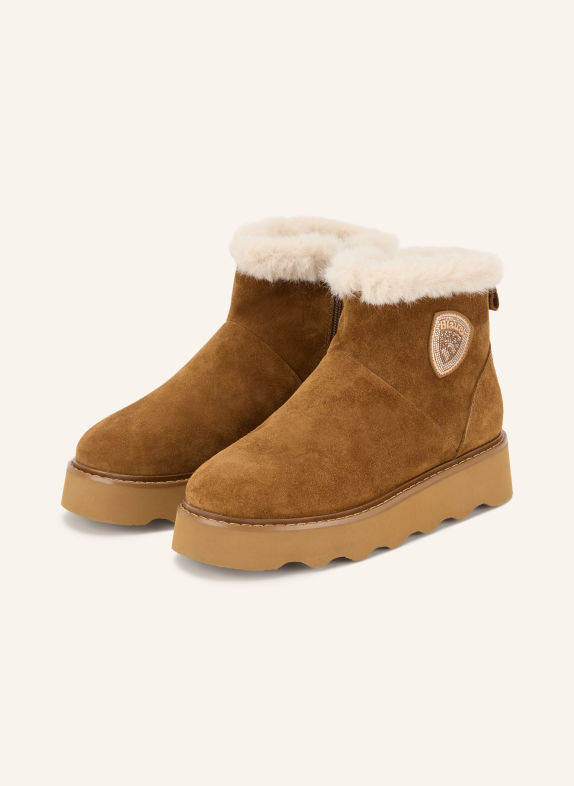 Blauer Boots KYLE COGNAC / CRÈME