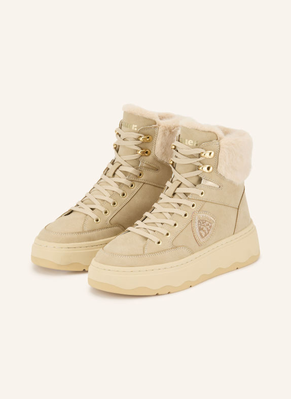 Blauer Sneakers High Top MARIBEL TAUPE