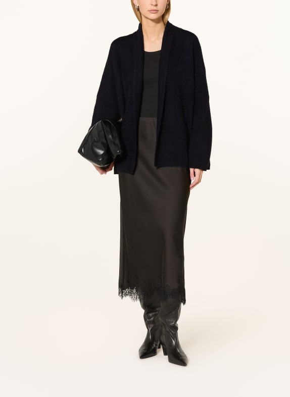 darling harbour Gebreid openvallend vest BLACK
