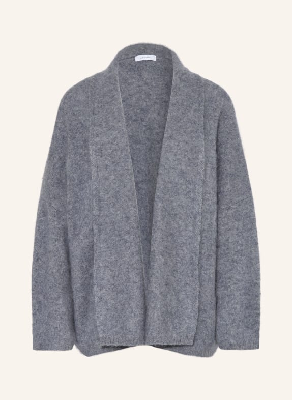 darling harbour Gebreid openvallend vest MID GREY MELANGE