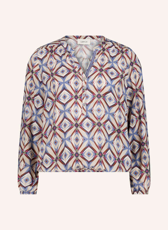 CARTOON Shirt blouse BEIGE / BROWN / BLUE