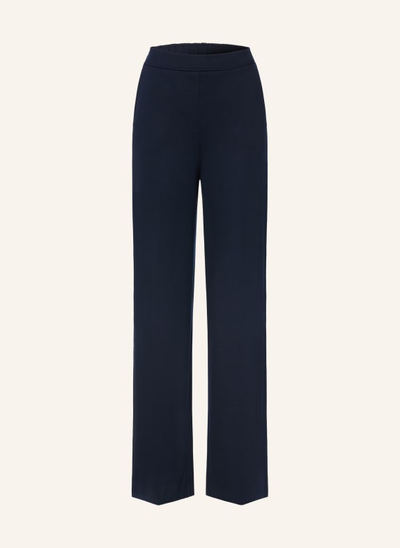 MORE & MORE Marlenehose aus Jersey DUNKELBLAU