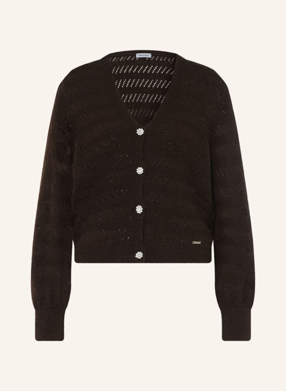 MORE & MORE Cardigan DARK BROWN
