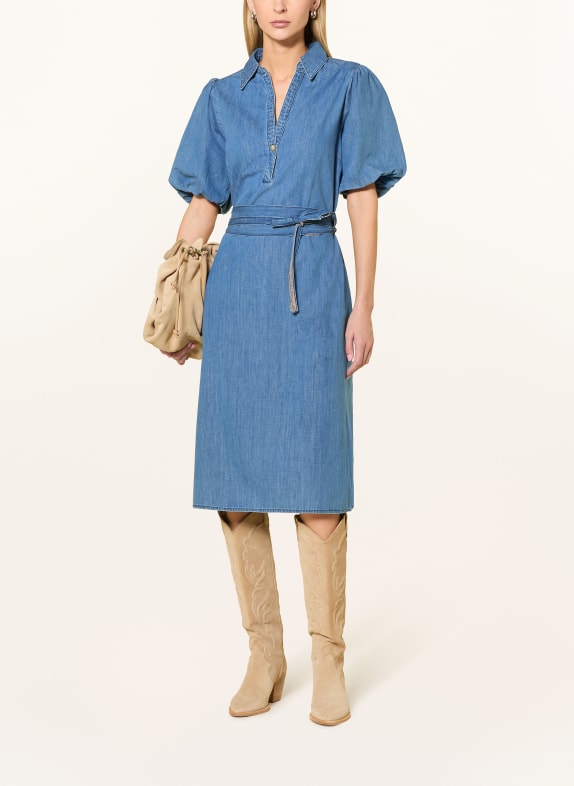 MORE & MORE Jeanskleid HELLBLAU