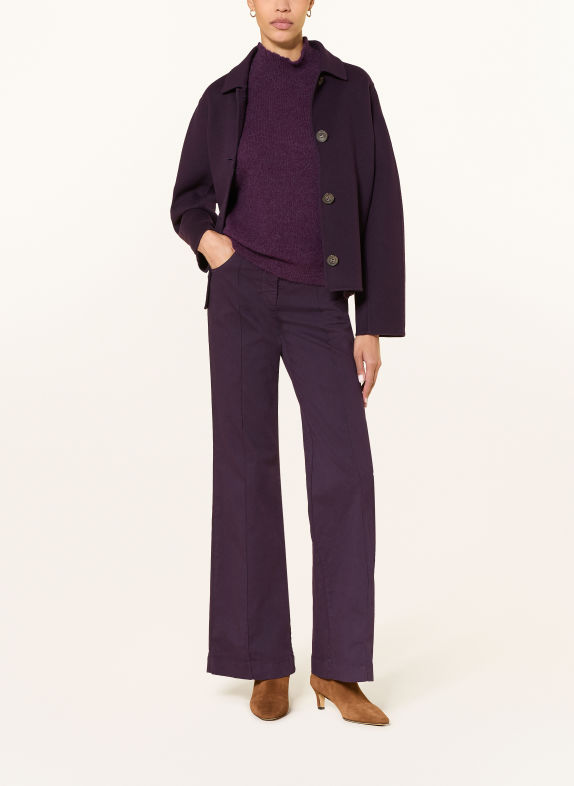 LUISA CERANO Flared jeans 892 plum