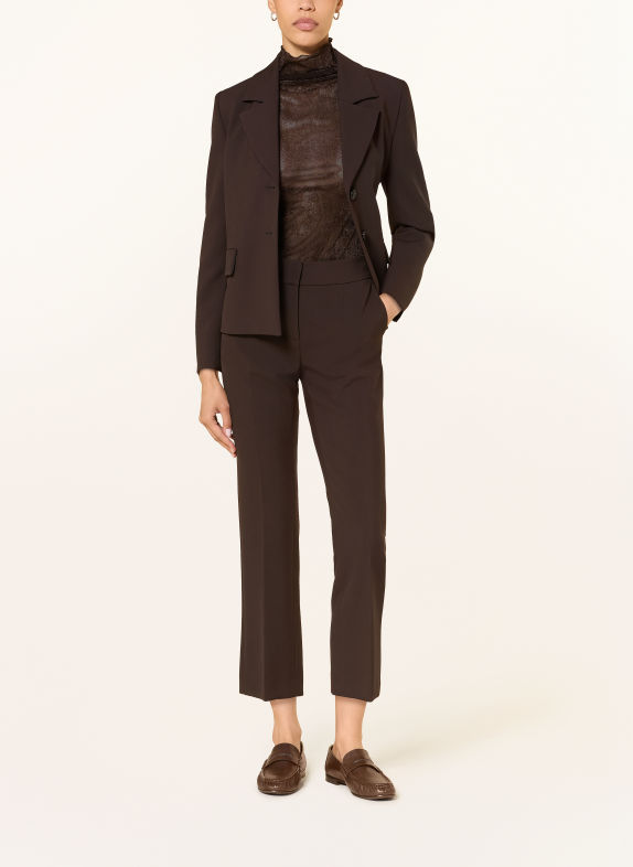 LUISA CERANO Broek MARRON FONCÉ