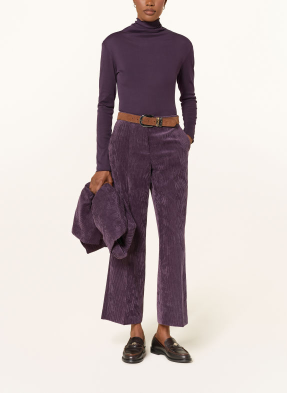 LUISA CERANO Turtleneck top DARK PURPLE