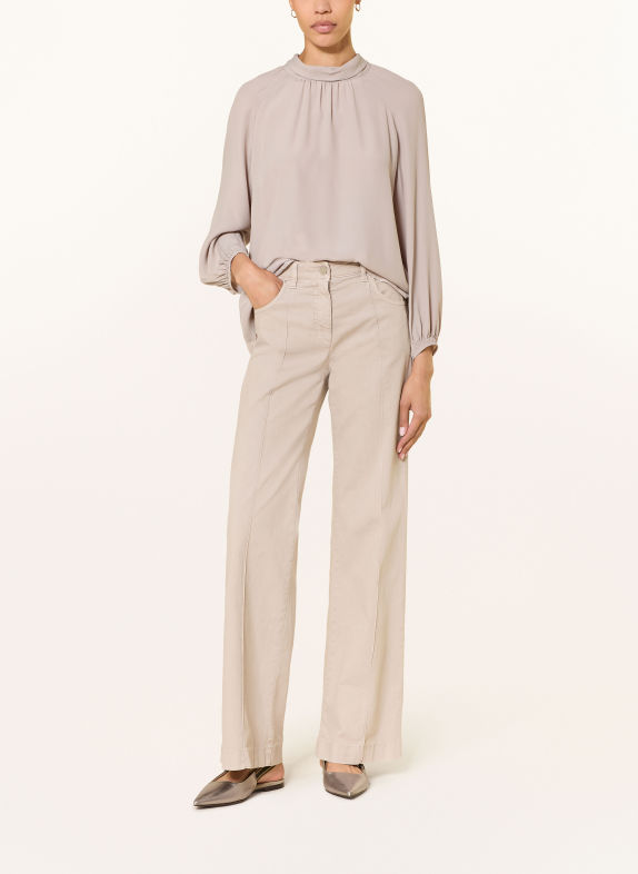 LUISA CERANO Blusenshirt mit Seide CREME