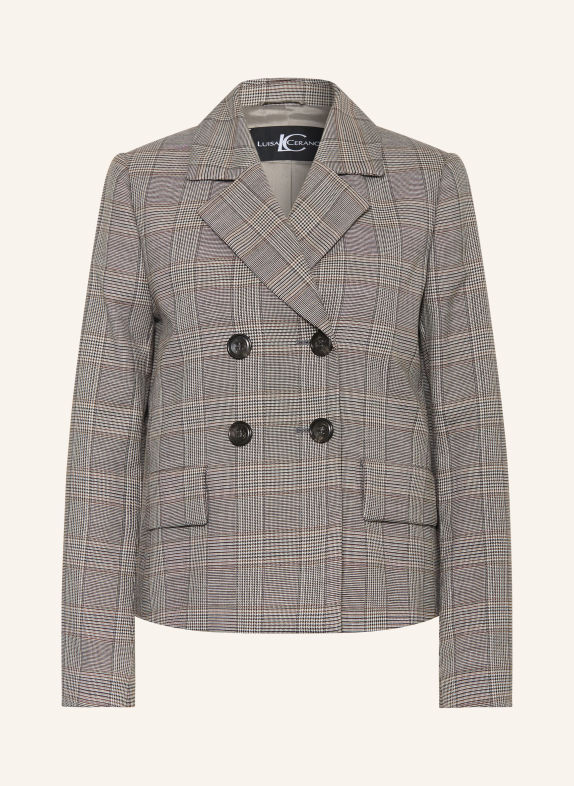 LUISA CERANO Blazer GRIS / MARRON / NOIR