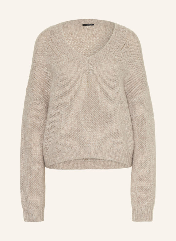 LUISA CERANO Pullover mit Alpaka BEIGE