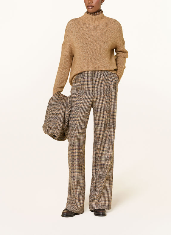 LUISA CERANO Pull avec aplat BEIGE