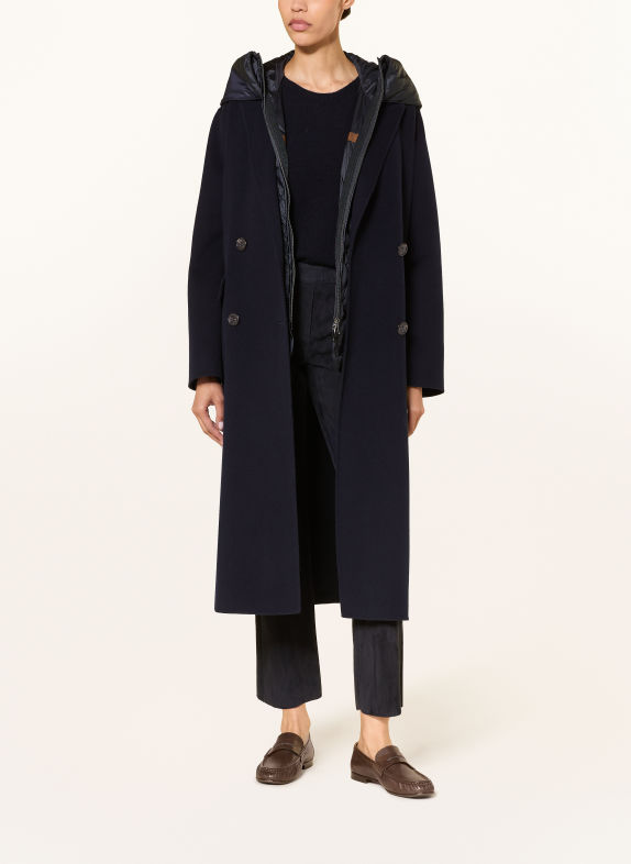 LUISA CERANO Wool coat DARK BLUE