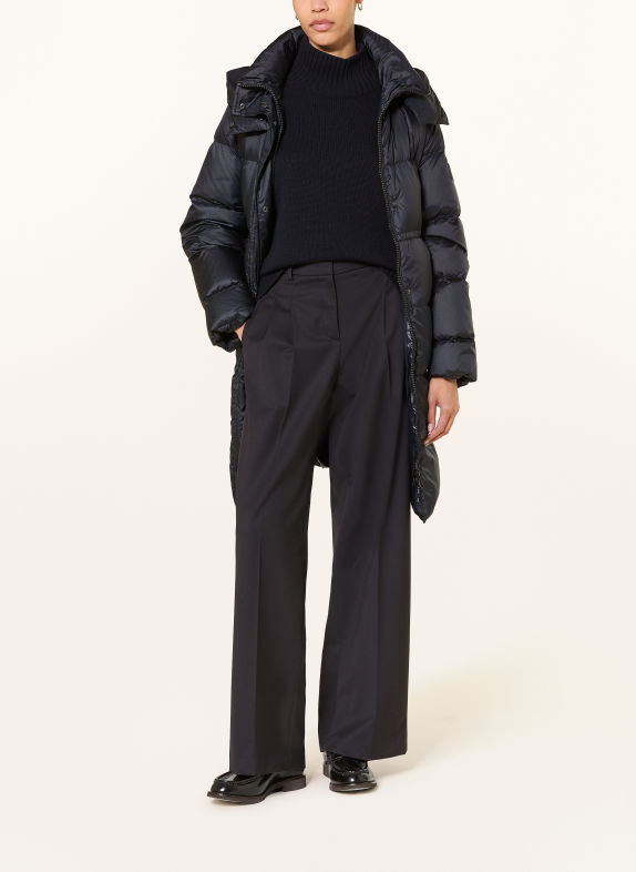 LUISA CERANO Pantalon palazzo BLEU FONCÉ