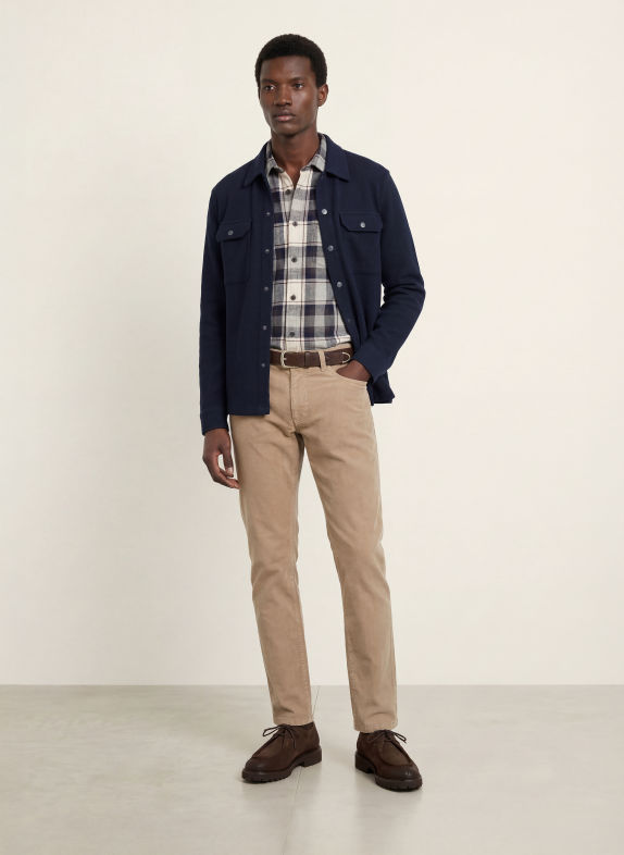 STROKESMAN'S Overjacket DONKERBLAUW