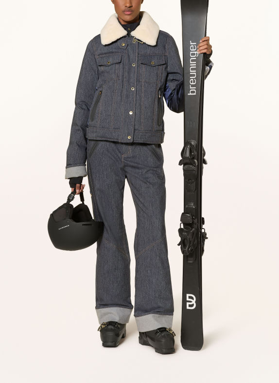 BOGNER Daunen-Skijacke DENA-LD BLAU / CREME