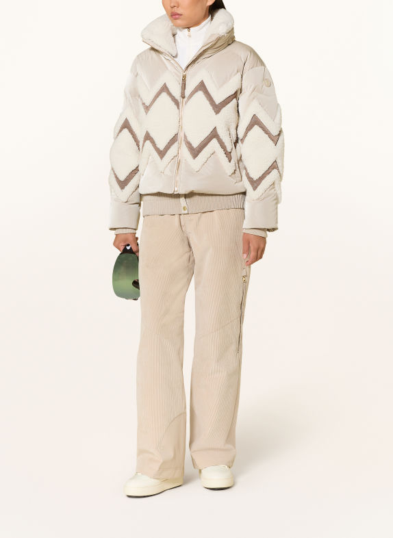 BOGNER Donzen ski-jas VAYA-D BEIGE / BRUIN / CRÈME