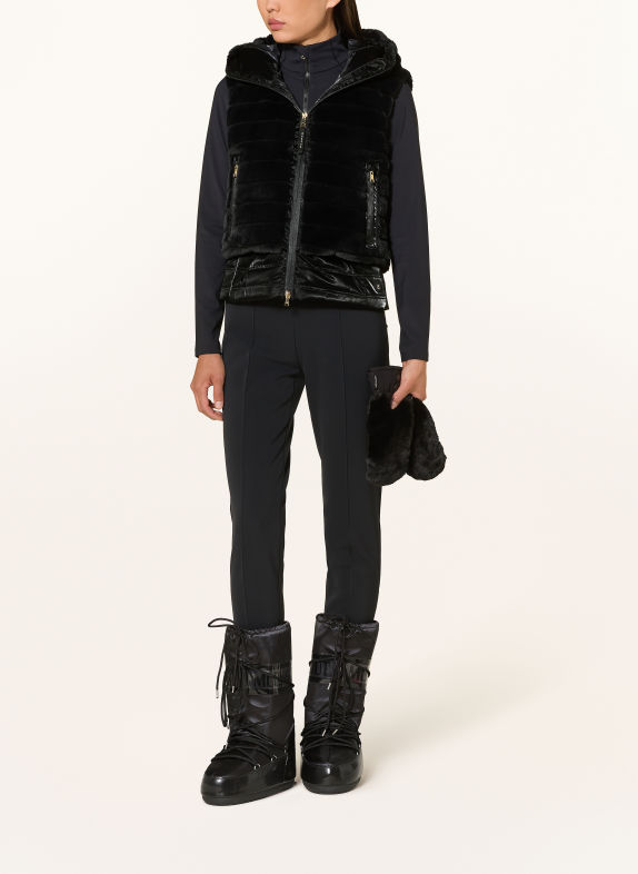 BOGNER Fleece bodywarmer MANDA-D ZWART