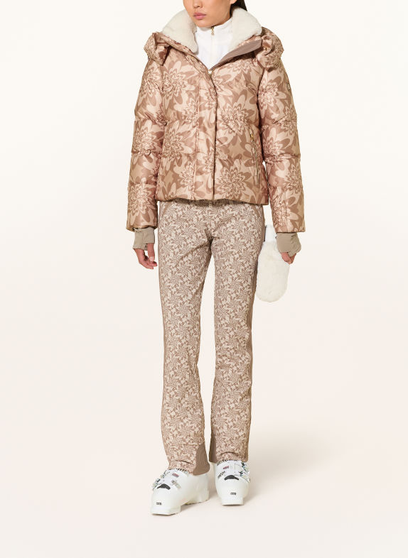 BOGNER Daunen-Skijacke NAIA-D BEIGE / CAMEL