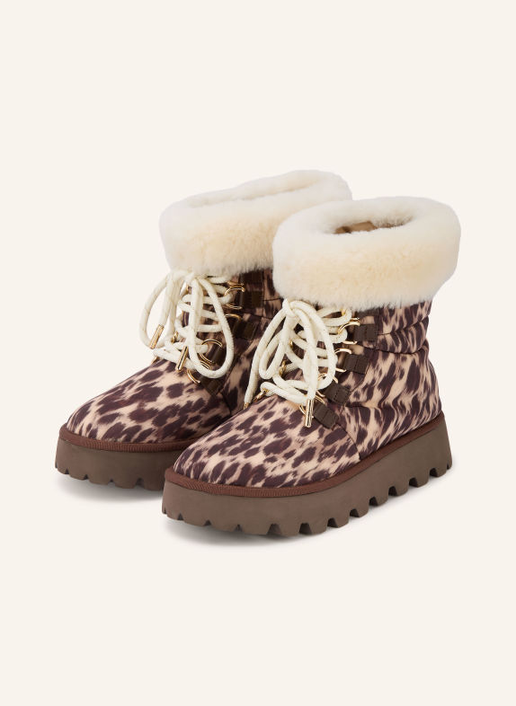 MARC CAIN Plateau-Boots 697 seal brown