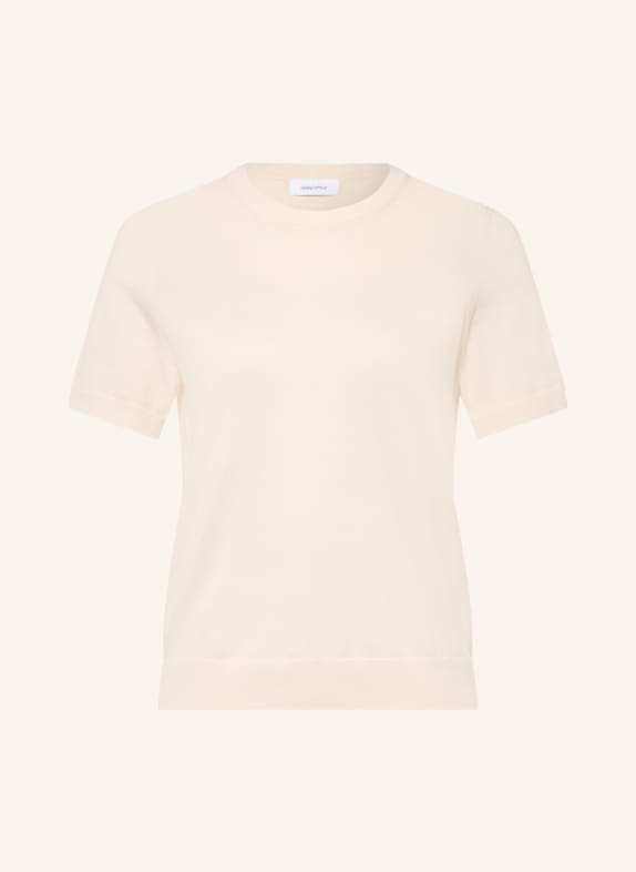 darling harbour Gebreid shirt van merinowol OFFWHITE