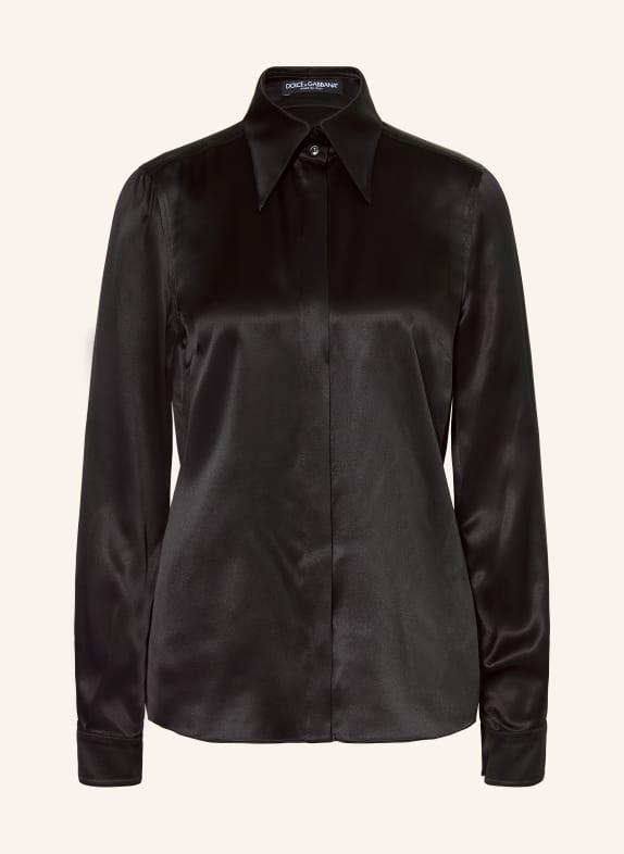 DOLCE & GABBANA Chemisier en soie NOIR