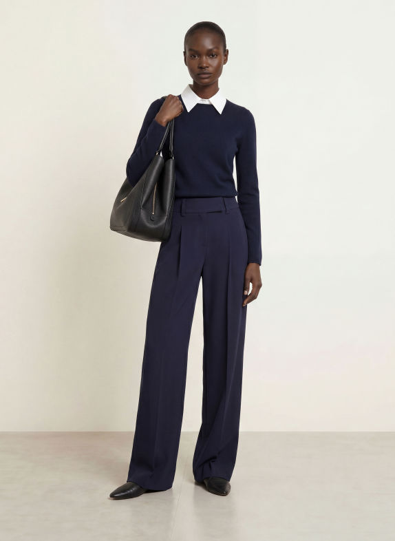 lilienfels Cashmere sweater DARK BLUE