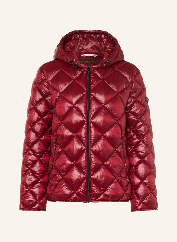 FRIEDA & FREDDIES FINJA Quilted Jacket DARK RED