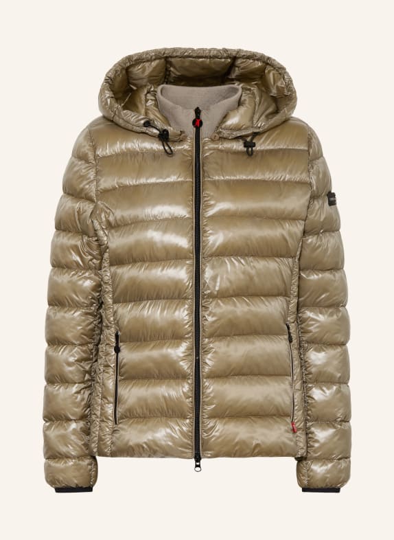 FRIEDA & FREDDIES WENDA Quilted Jacket with Detachable Hood LIGHT GREEN
