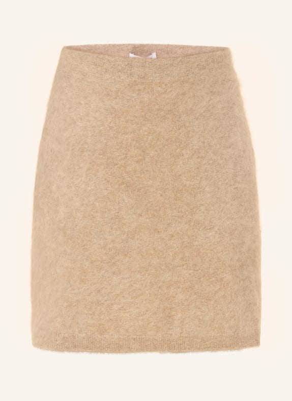 MRS & HUGS Cashmere knit skirt BEIGE