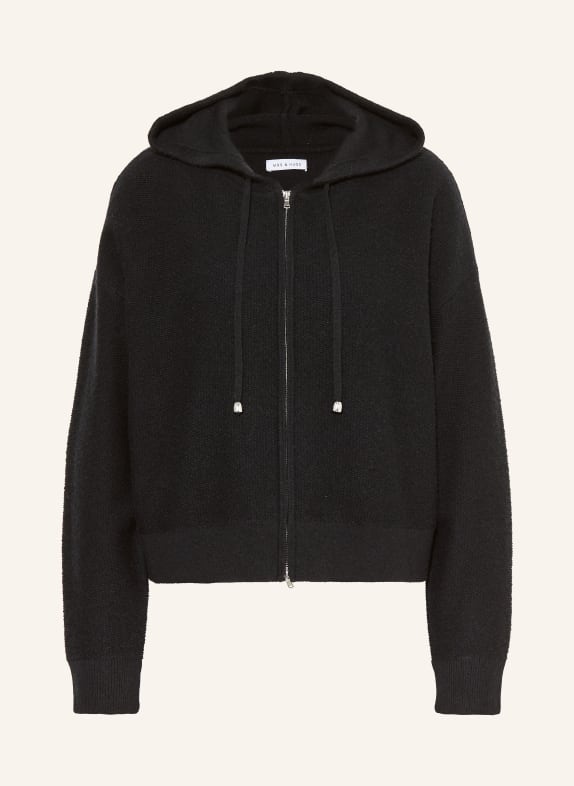 MRS & HUGS Strickjacke mit Cashmere SCHWARZ