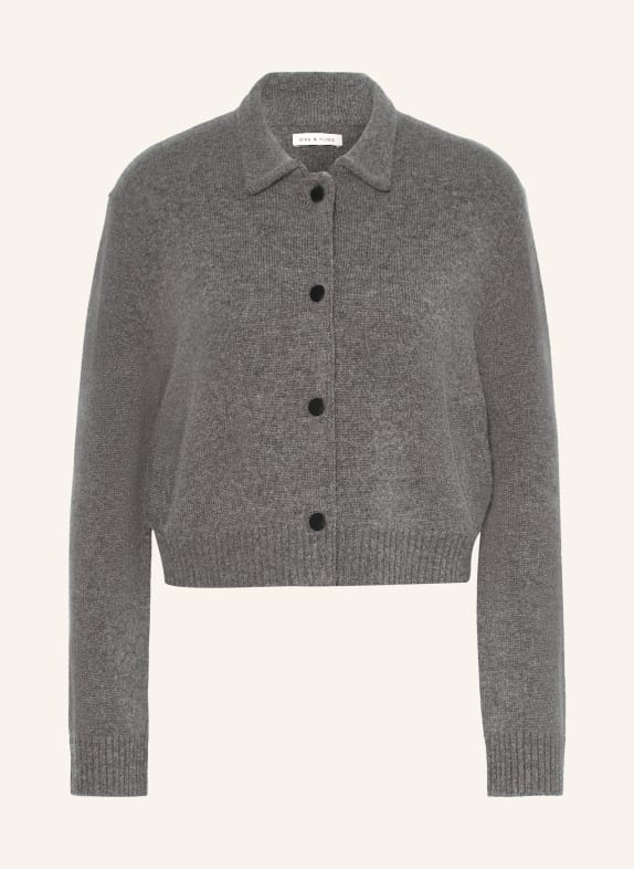 MRS & HUGS Cardigan with cashmere GRAY