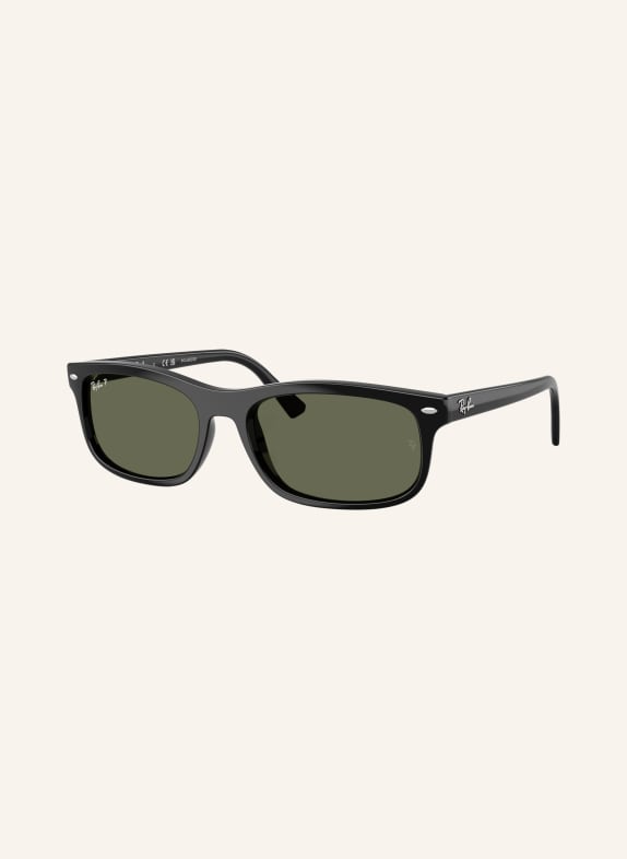 Ray-Ban Zonnebril RB2224 ZWART/GROEN GEPOLARISEERD