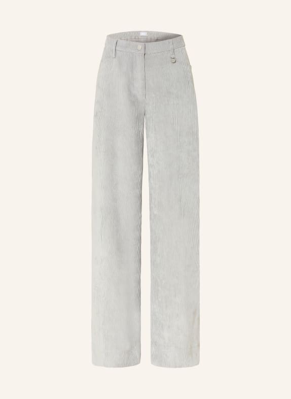 MAC PALAZZO corduroy pants GRAY