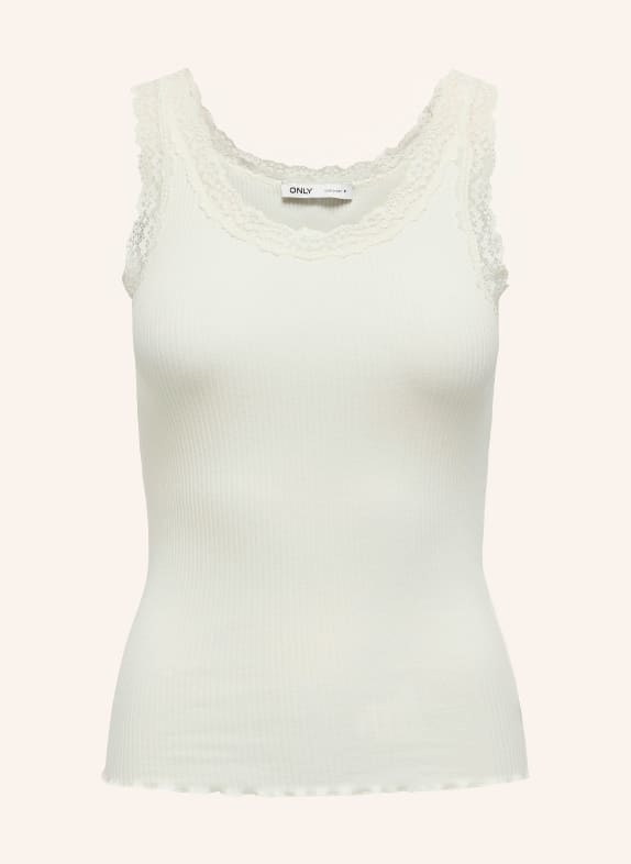 ONLY Top met kant ECRU