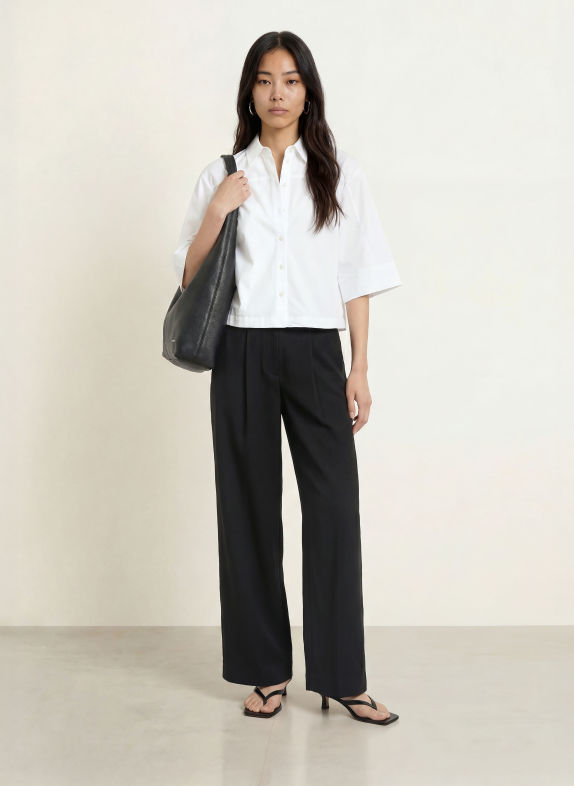 SELECTED Marlenehose SCHWARZ