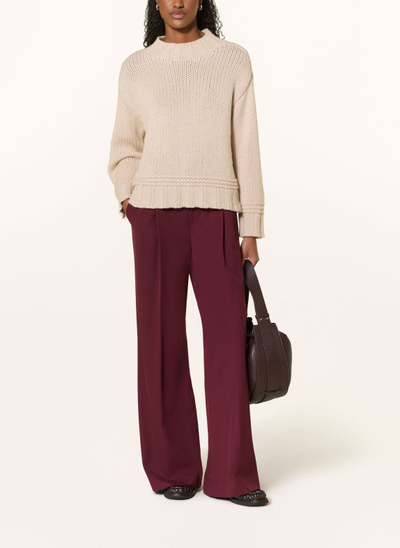 REPEAT Cashmere-Pullover BEIGE