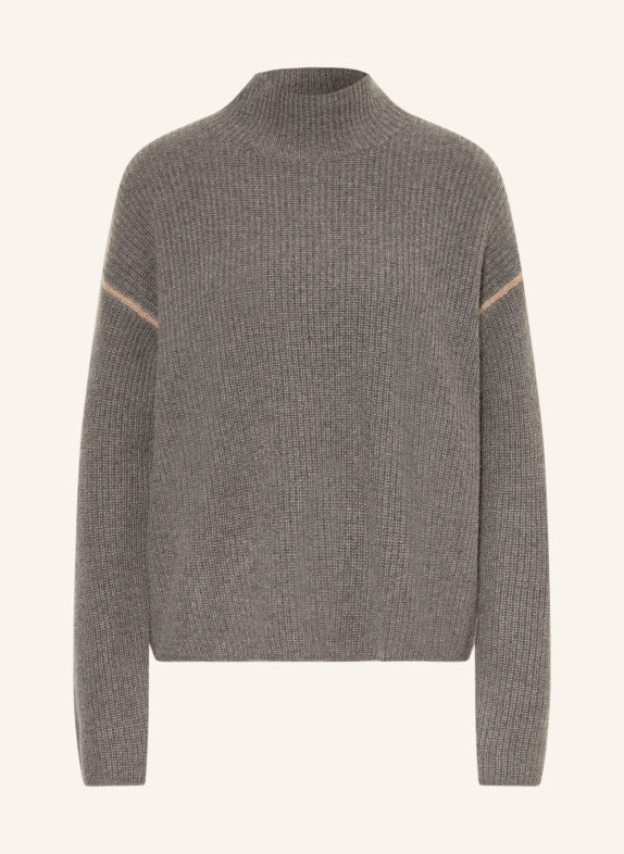 REPEAT Cashmere Sweater GRAY / BEIGE