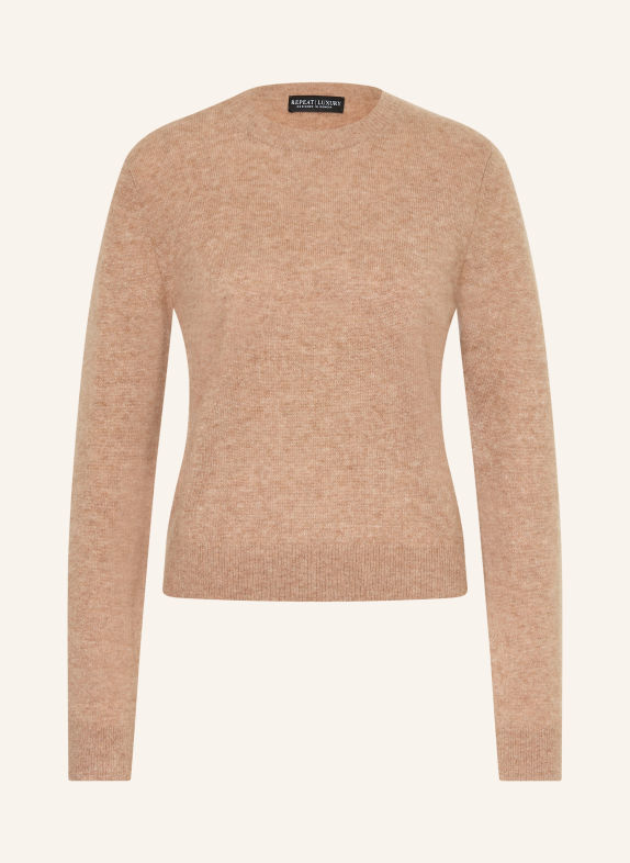REPEAT Pullover mit Cashmere CAMEL