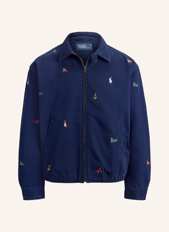 POLO RALPH LAUREN Blouson DONKERBLAUW / ROOD / GEEL