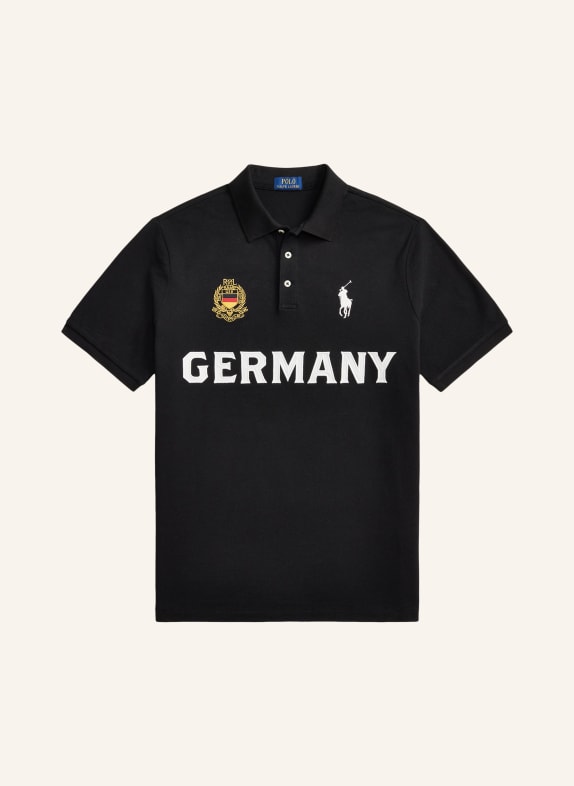POLO RALPH LAUREN Piqué polo shirt BLACK