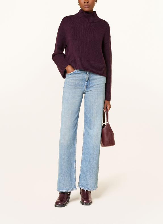 MRS & HUGS Pullover mit Cashmere DUNKELBRAUN