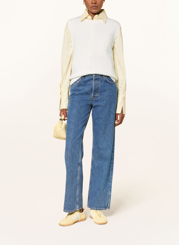 MRS & HUGS Pullunder mit Cashmere WEISS
