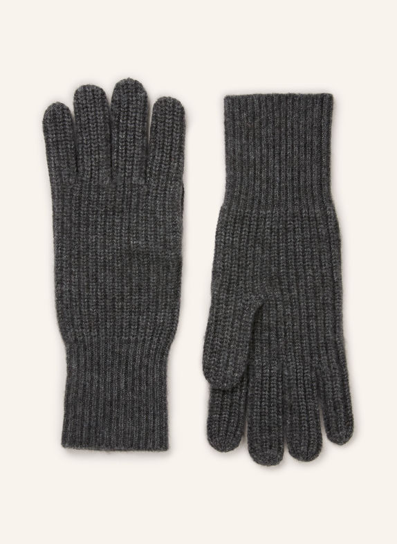 MRS & HUGS Handschuhe mit Cashmere GRAU