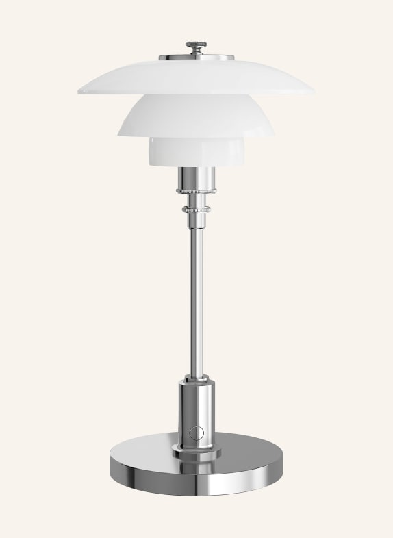 louis poulsen Tischleuchte PH 1/1 PORTABLE WEISS / SILBER