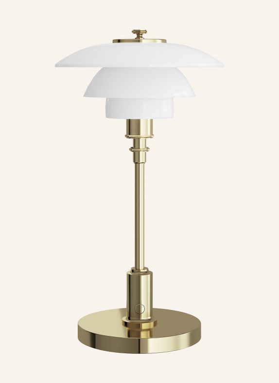 louis poulsen Tischleuchte PH 1/1 PORTABLE WEISS / GOLD