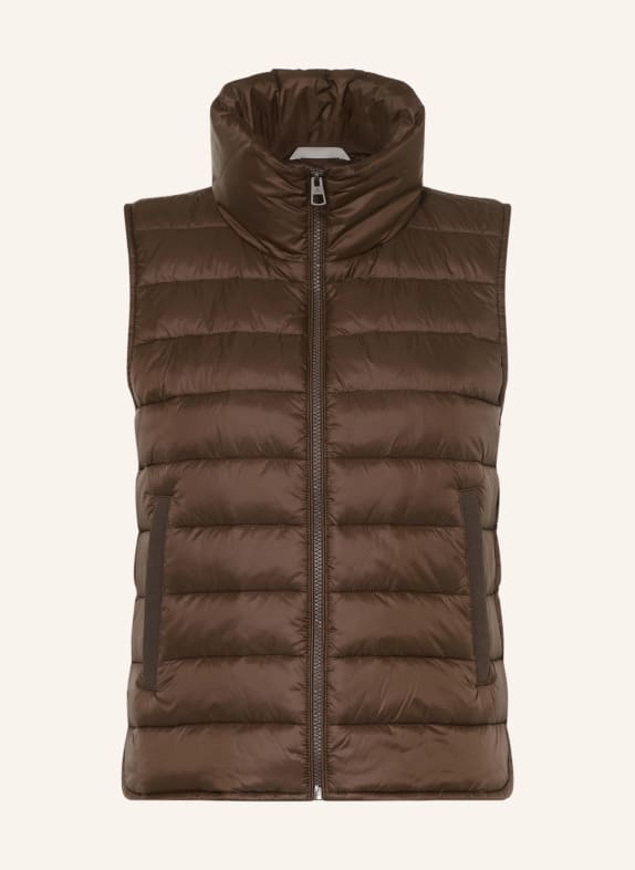 Marc O'Polo Gilet matelassé MARRON FONCÉ
