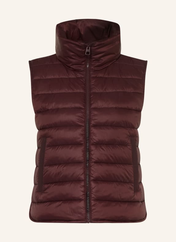 Marc O'Polo Gewatteerd vest DONKERROOD