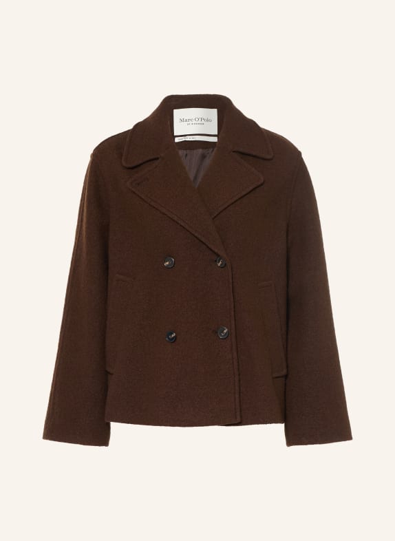 Marc O'Polo Pea coat DARK BROWN