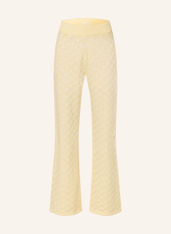 NEO NOIR Pantalon au crochet RIZZY JAUNE CLAIR